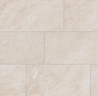 Alpe Ivory 12" x 24" Quartzite Porcelain Floor Wall Tile (26 Boxes, 403 sqft) - $530