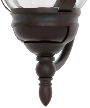 Aldwynne Bronze Motion Sensing LED Outdoor LED Wall Lantern Sconce - $60