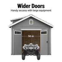 Do-it Yourself Windemere 10 ft. x 12 ft. Deluxe Multi-purpose Wood Shed - $2070