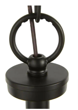 Hampton Bay Castleford 3-Light Satin Bronze Chandelier - $40