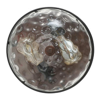 aiwen 12 in. 2-Light Farmhouse Black Flush Mount Ceiling Light - $45