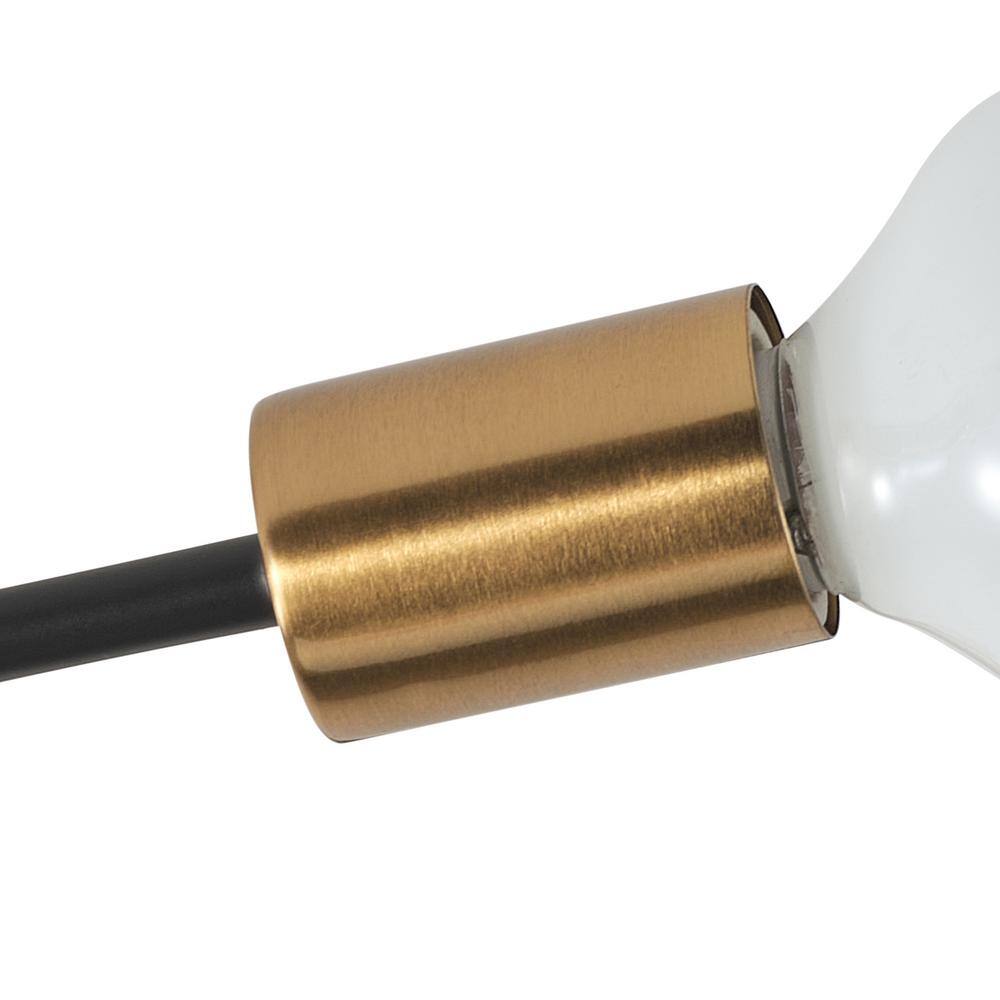 aiwen Industrial Sputnik 35.43 in. 6-Light Oversized Semi-Flush Mount Ceiling Light - $40
