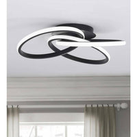 20.47in. 1-Light Modern Linear Integrated LED Flush Mount Ceiling Lighting Fixtures - $55