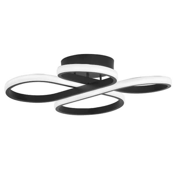 20.47 in. 1-Light Linear Integrated LED Flush Mount Ceiling Lighting Fixtures - $65