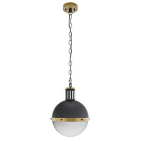 aiwen 60-Watt Modern1-Light Gold Globe Pendant Light Adjustable Ceiling Light - $45