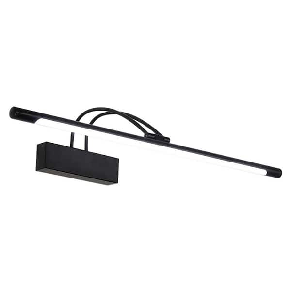 aiwen Modern 24 in. 1-Light 11-Watt Black LED Vanity Light - $20