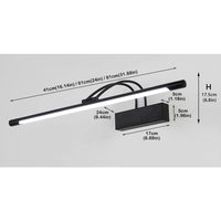 aiwen Modern 32 in. 1-Light 15-Watt Black LED Vanity Light - $30