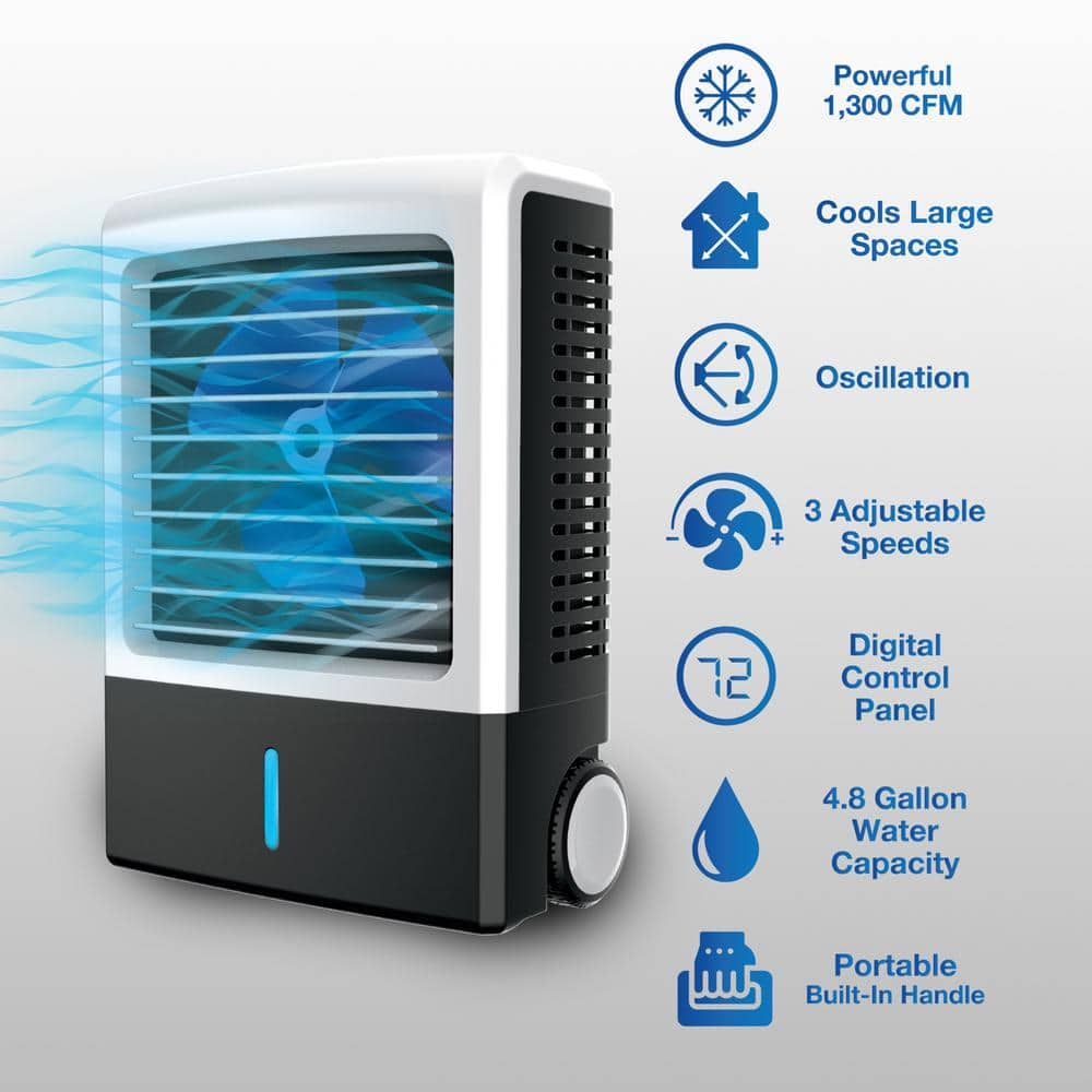 ARCTIC AIR 1300 CFM 3-Speed Settings Portable Evaporative Air Cooler - $110