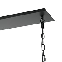 Modern 38.58 in. 9-Light Crystal Chandeliers Black and Gold Hanging Light - $285