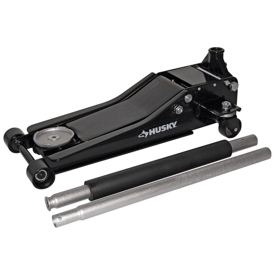 Husky 3-Ton Low Profile Car Jack with Quick Lift - $115