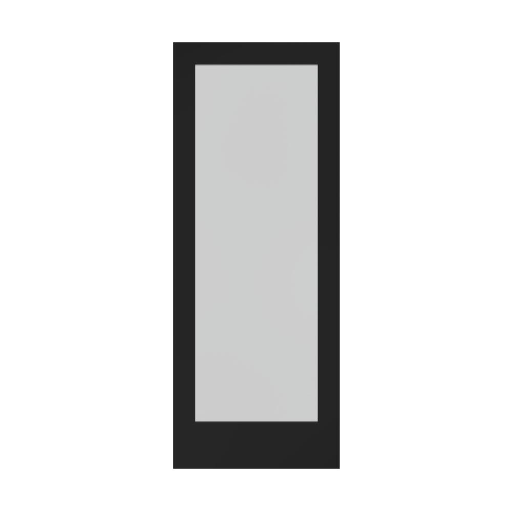 eightdoors 30 in. x 80 in. x 1-3/8 in. Frosted Glass Barn Door Slab - $150