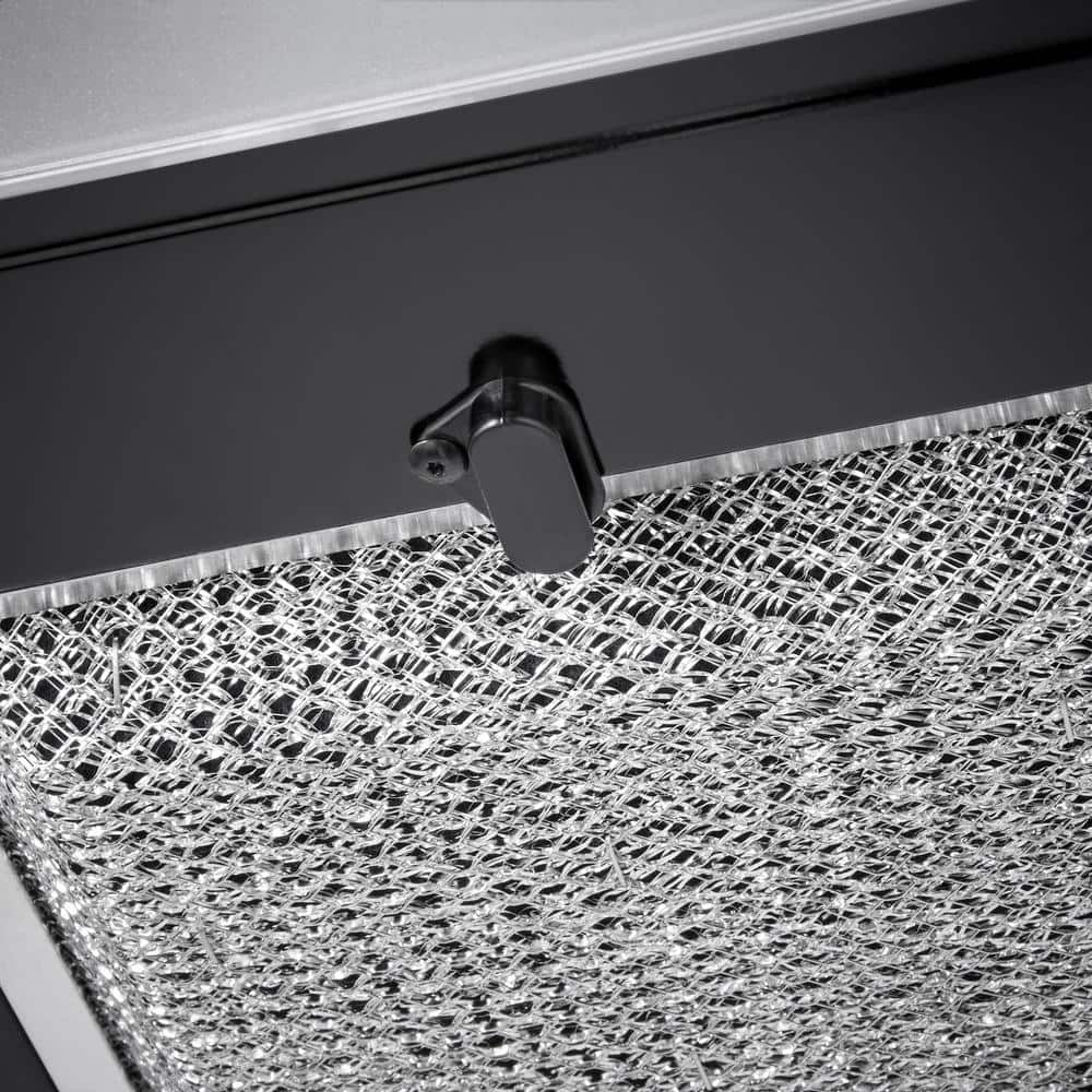 Vissani Arno 30 in. 240 CFM Convertible Under Range Hood in Bl