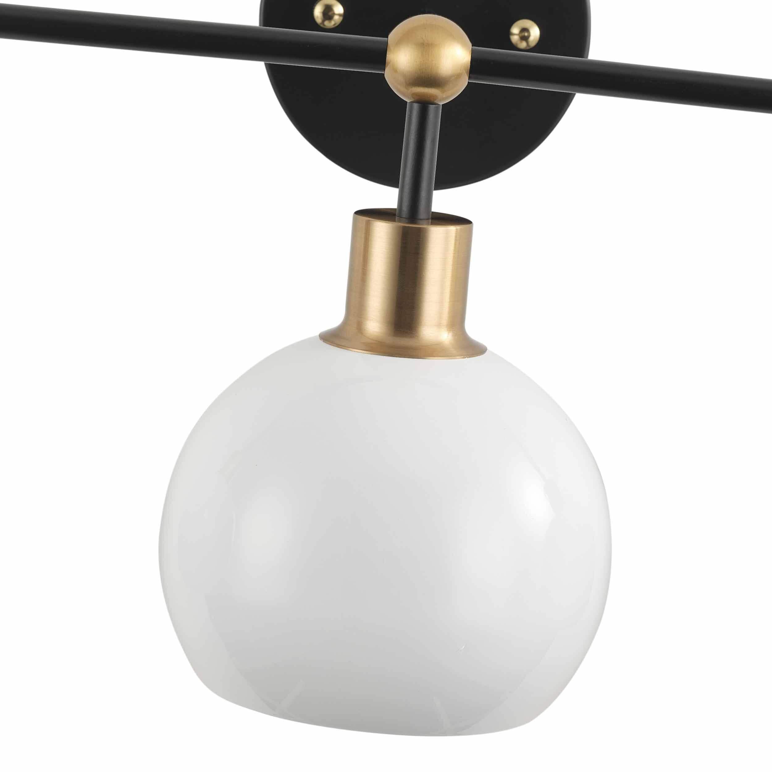 Modern 22.83 in. 3-Light Black Bathroom Vanity Light Fixtures Over Mirror - $30
