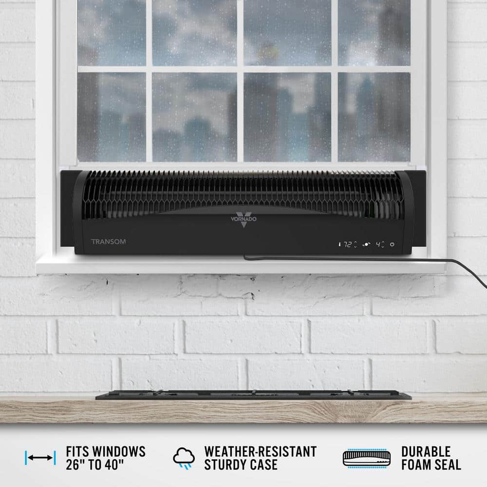 Vornado Transom 26 in. 4 Speed Low Profile Window Fan 42 · DISCOUNT BROS