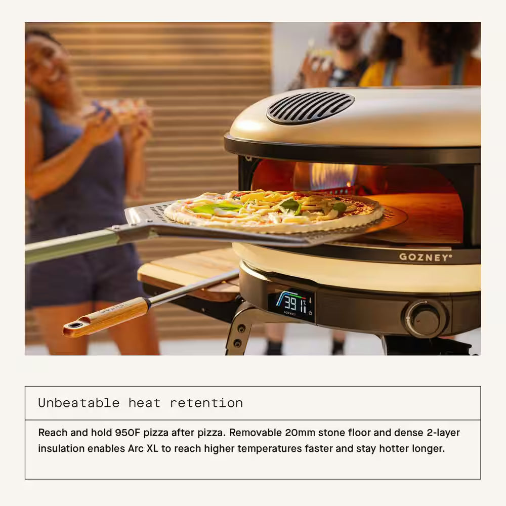 GOZNEY Arc XL Propane Outdoor Pizza Oven in Bone White - $625