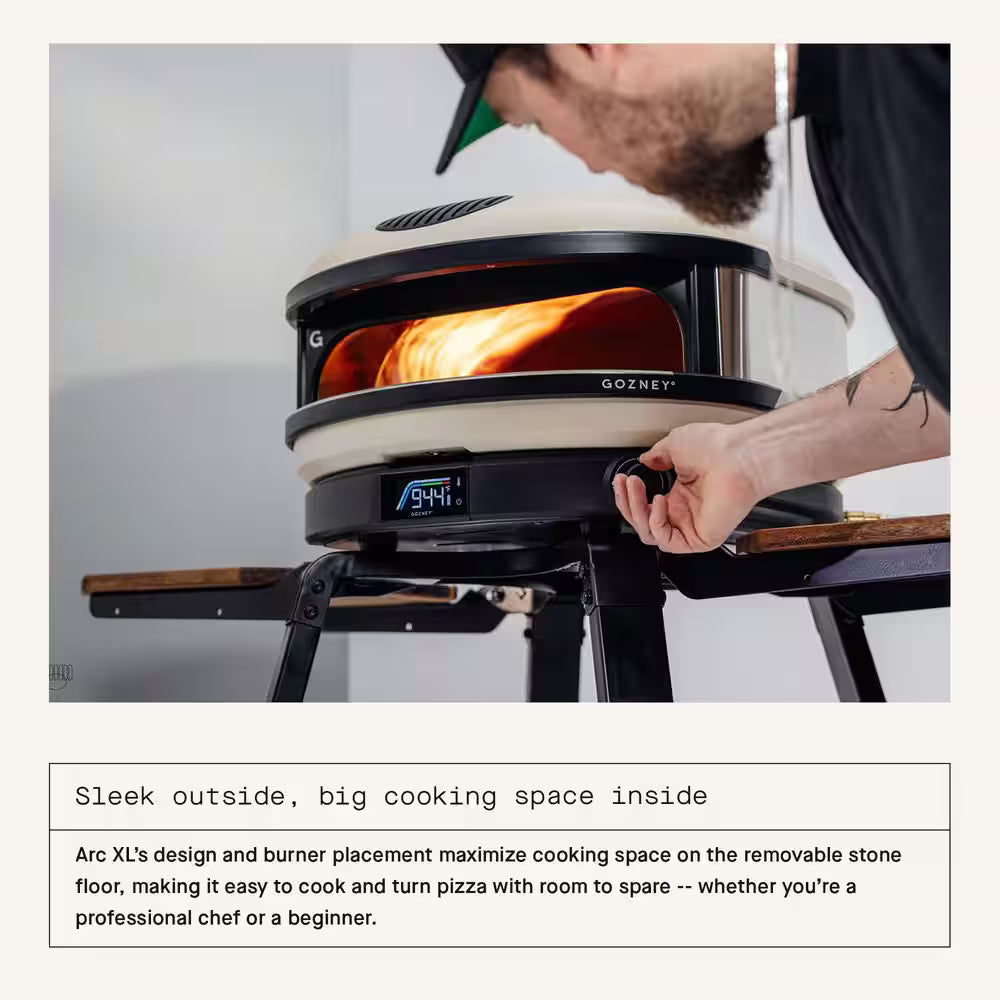 GOZNEY Arc XL Propane Outdoor Pizza Oven in Bone White - $625