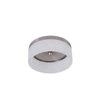 7.85 in. 12-Watt Brushed Nickel Integrated LED Ceiling Flush Mount - $40