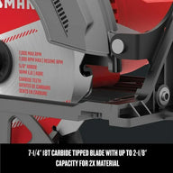 Craftsman 7-1/4 in. 15amps Corded Circular Saw 5500 rpm, Red(Slightly Used) - $50