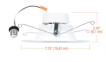 HALO RL56 Series 5/6-inch recessed LED retrofit module (Pack of 4) - $50