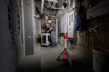 M12 12-Volt Lithium-Ion Cordless 1400 Lumen LED Stand Work Light (Tool-Only) - $120