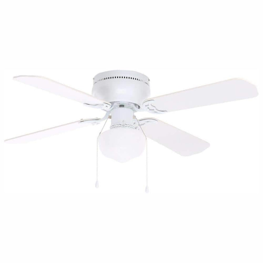 Littleton 42 in. LED Indoor White Ceiling Fan with Light Kit - $25