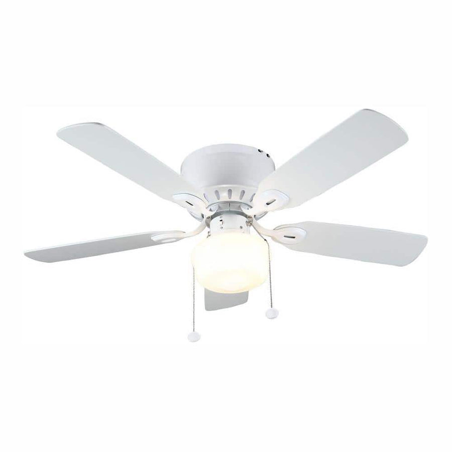 Kennesaw 42 in. LED Indoor White Ceiling Fan with Light Kit - $30
