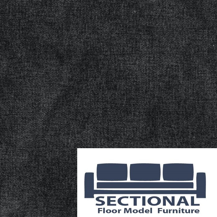 Cover: Side, Standard - Charcoal Grey Velvet -  Floor Model