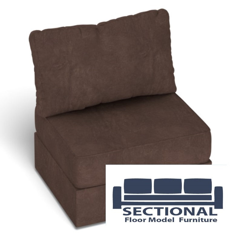 Cover Seat, Standard, Chocolate Padded Velvet Floor Model · DISCOUNT