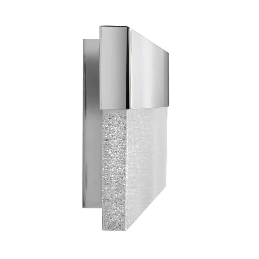 Havelock 22.7 in. 1-Light Chrome Integrated LED Bathroom Vanity Light Bar - $80