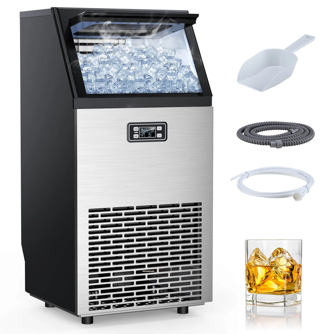 100LBS Freestanding Commercial Ice Maker - $260