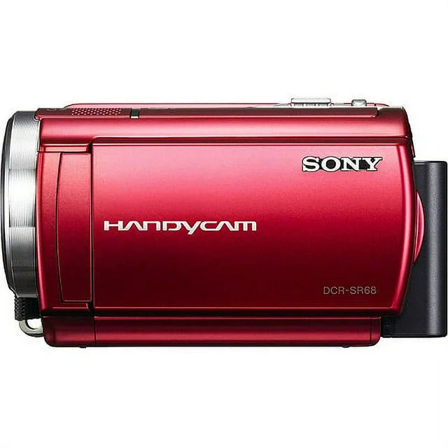 Sony Handycam SR68 Red 80GB Hard Disk Drive Camcorder w/ 60x Sony Handycam SR68 Red 80GB Hard Disk Drive Camcorder w/ 60x