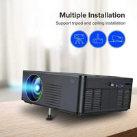 XIAOYA Outdoor HD Projector 1080p 4000 Lumens Home Theater Movie HDMI - $50