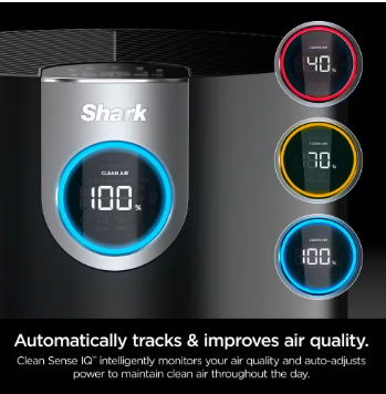 Shark Air Purifier MAX with True NanoSeal HEPA - $200