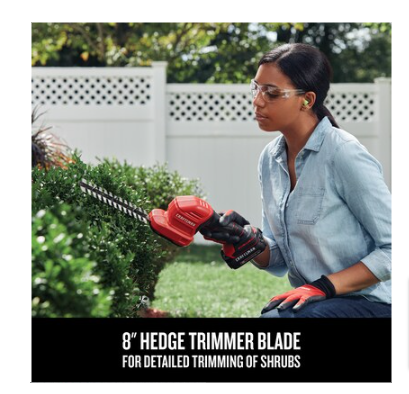 CRAFTSMAN 20-volt Max 8-in Battery Hedge Trimmer 1.5 Ah - $55