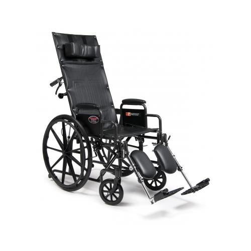 Advantage Reclining Wheelchair with Headrest Extension - $420