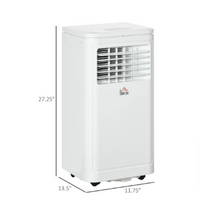 HOMCOM 5,000 BTU Portable Air Conditioner Cools 150 Sq. Ft. with Dehumidifier - $150