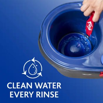 O-Cedar EasyWring RinseClean Microfiber Spin Mop with 2-Tank Bucket System (Used) - $30