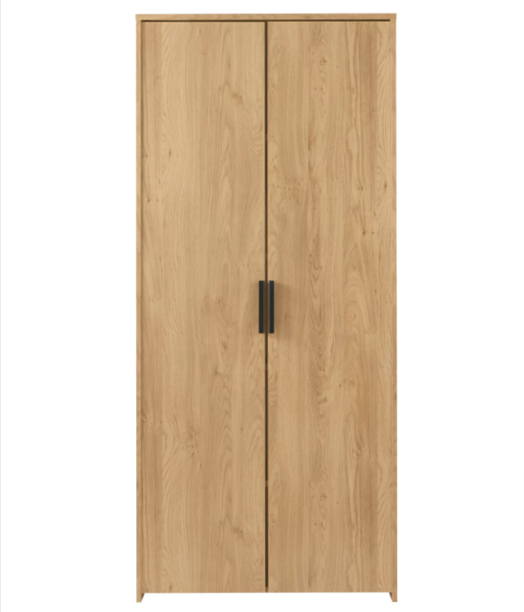 StyleWell Braxten Light Oak Brown Storage Cabinet (71" H x 31.5" W) - $120