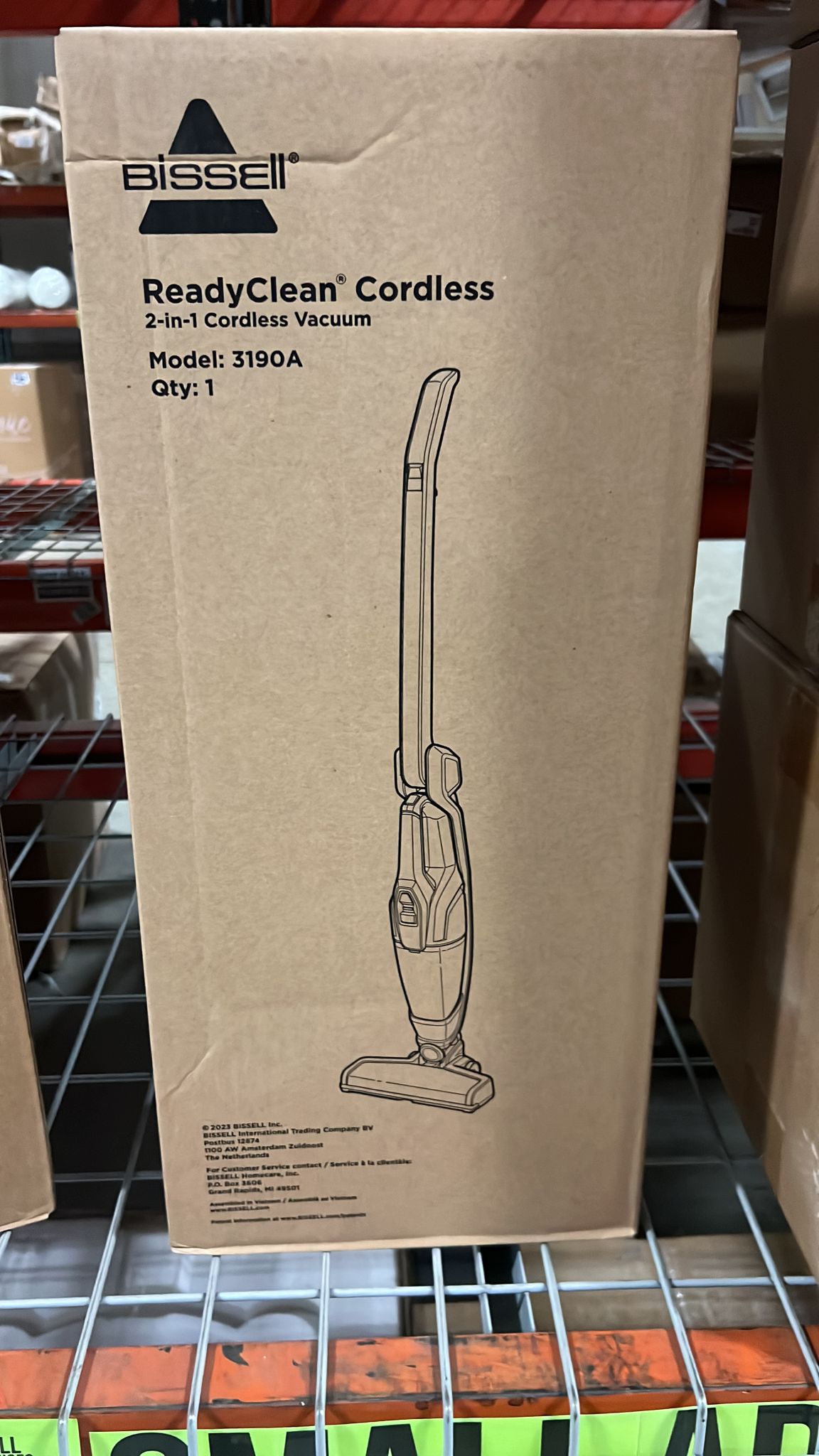 BISSELL ReadyClean Cordless 10.8V Stick Vacuum 3190A - $65