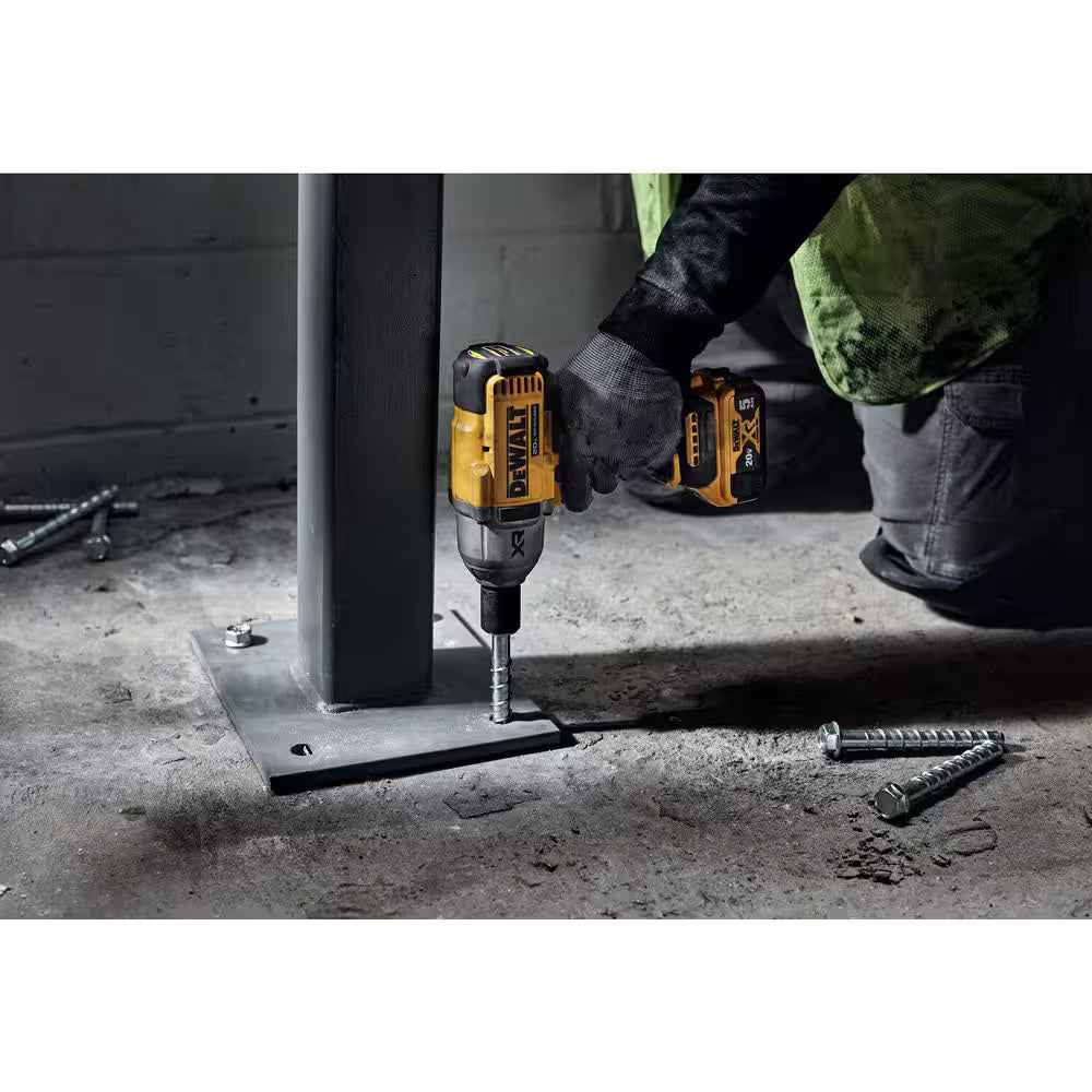 DEWALT 20V MAX Lithium-Ion Cordless 1/2 in. Impact Wrench Kit - $280