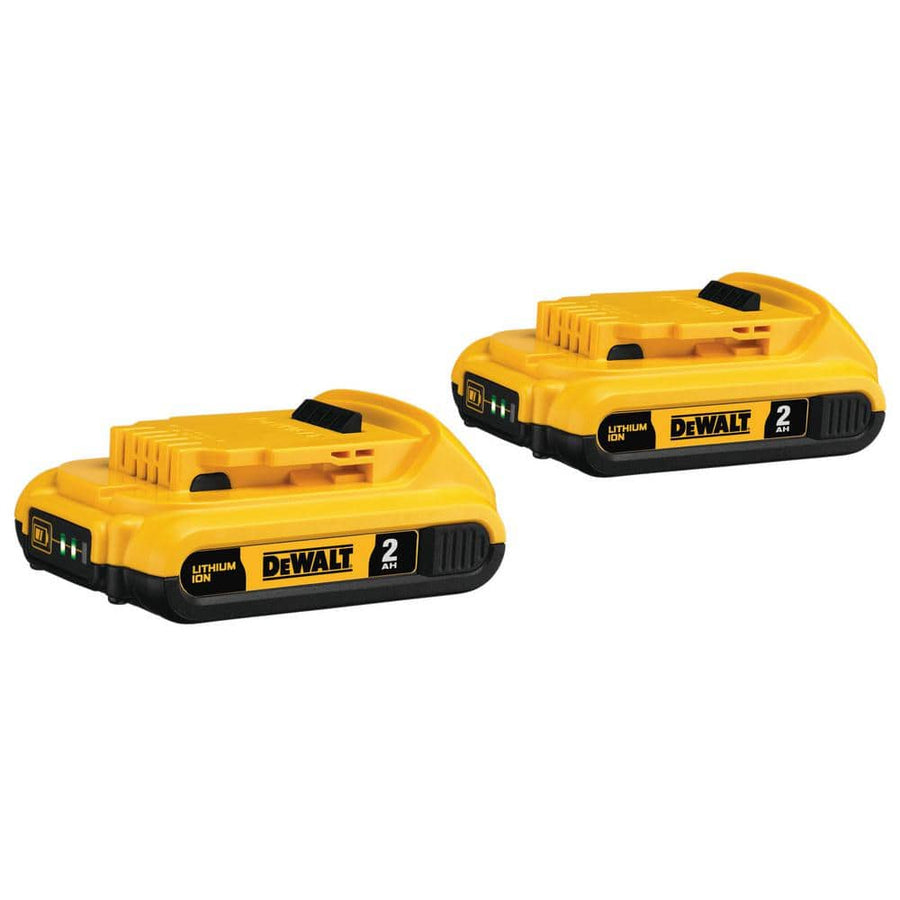 20V MAX Compact Lithium-Ion 2.0Ah Battery Pack (2 Pack) - $105