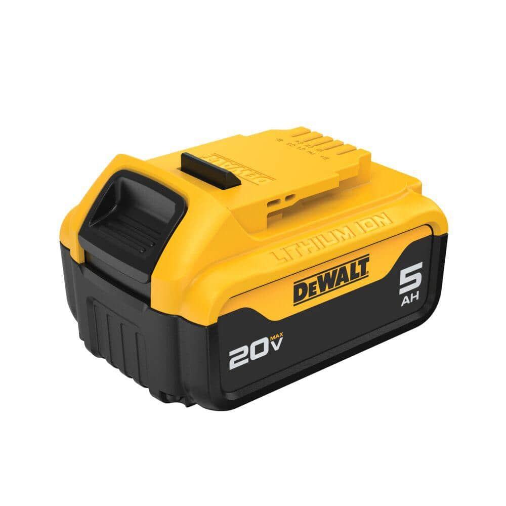 20V MAX Premium Lithium-Ion 5.0Ah Battery Pack (Charger Included) - $130