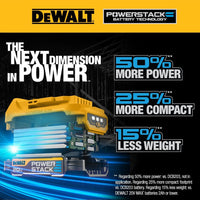 DEWALT 20V MAX POWERSTACK Compact Battery Starter Kit - $120