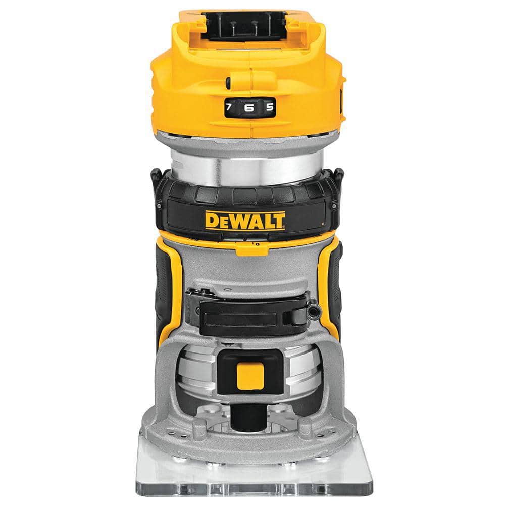 DEWALT 20V MAX XR Cordless Brushless Fixed Base Compact Router (Tool Only) - $120
