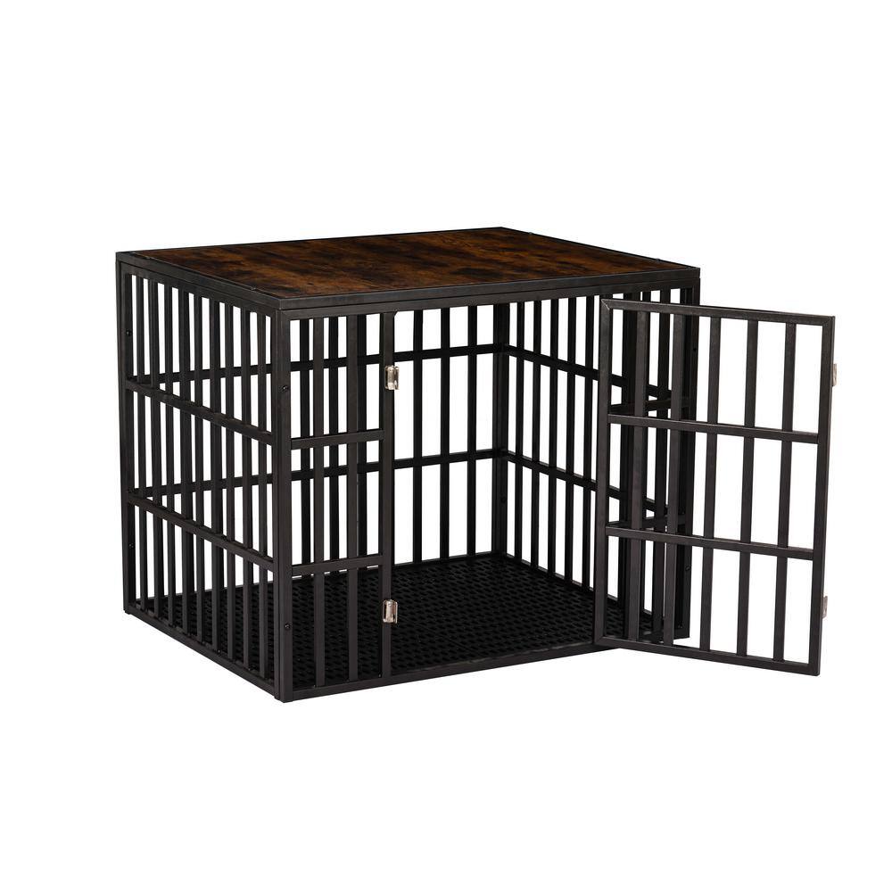 Heavy-Duty Pet Playpen with Cover Metal Dog Fence Crate-$195