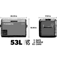 Dometic CFX3 55IM Ice Maker Powered 12 Volt Cooler, 53L - $650