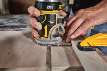 DEWALT 20V MAX XR Cordless Brushless Fixed Base Compact Router (Tool Only) - $145