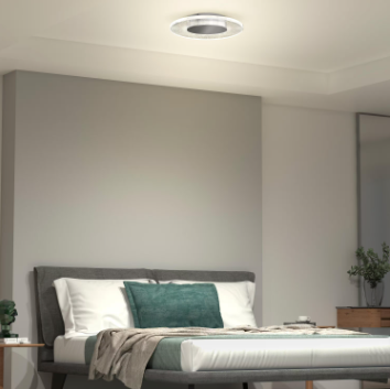 Essence Disk 13 in. 1-Light Chrome Integrated Flush Mount Ceiling Light Fixture - $35