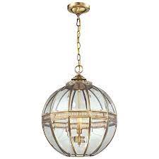 Randolph 3 Light 16 inch Brushed Brass Pendant Ceiling Light - $400