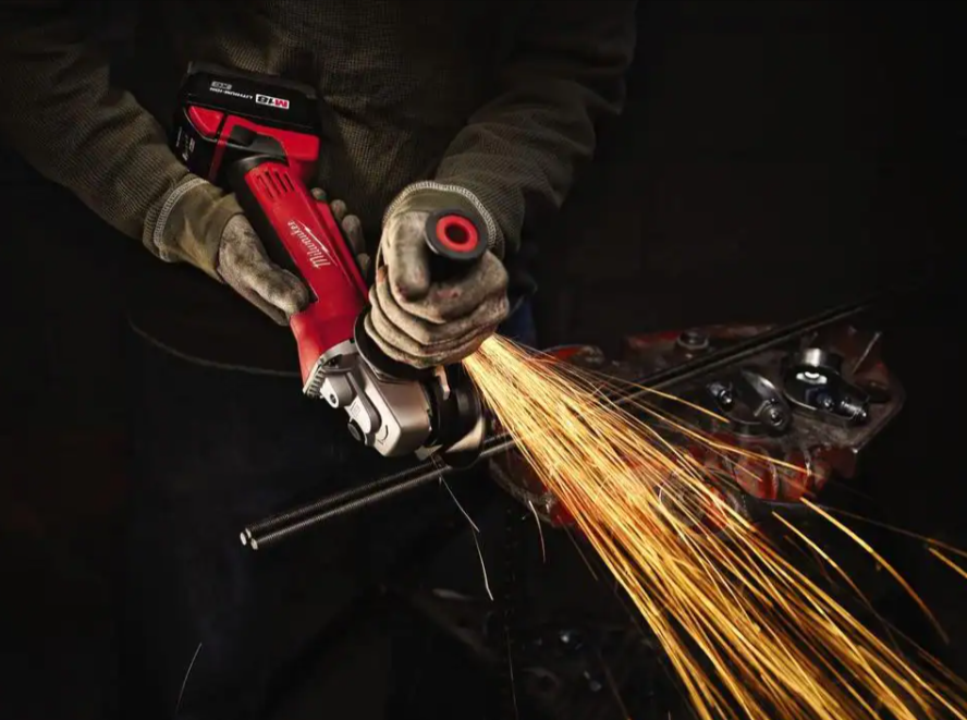 Milwaukee M18 18V Lithium-Ion Cordless 4-1/2 in. Cut-Off/Grinder (Tool-Only) - $95